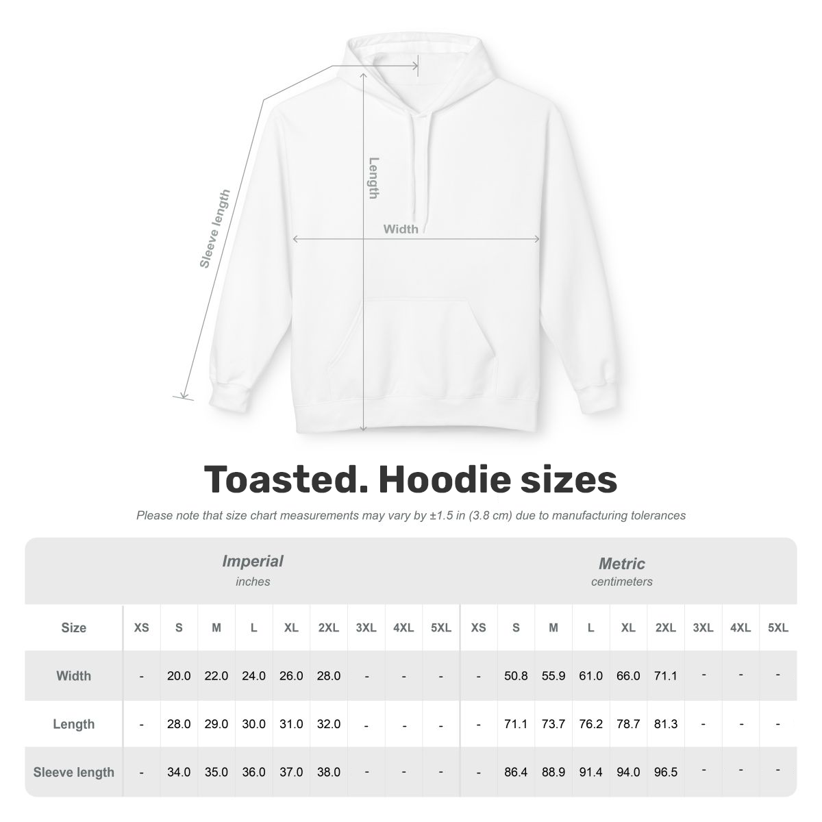 Classic "Toasted." Hoodie