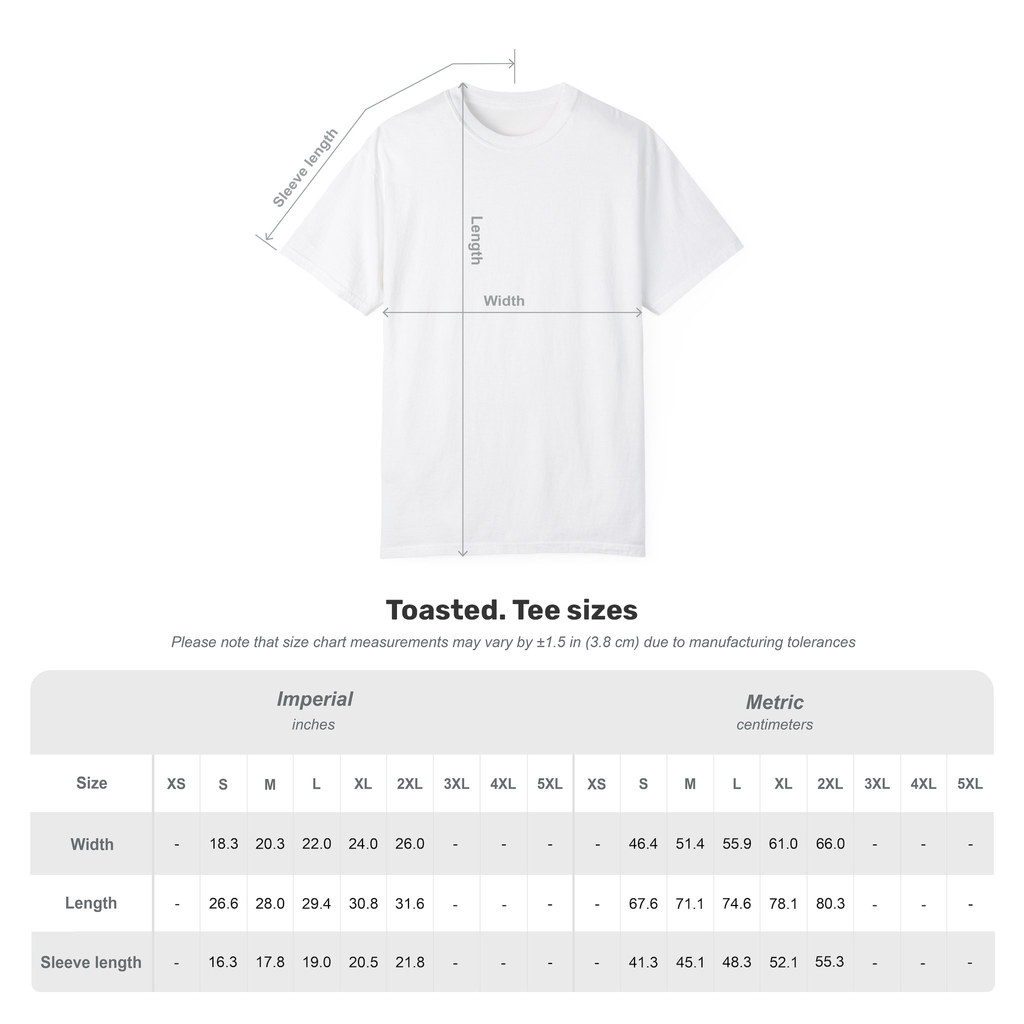 Classic "Toasted." Tee